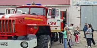 В гости  к пожарным - МЧС