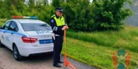 Воронежские инспектора ГИБДД помогли 20-летнему водителю отбуксировать заглохший на опасном повороте ВАЗ - ВестиПК в Воронеже