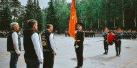 Личный состав института  принял участие в акции «Эстафета памяти» - УрИ ГПС МЧС РФ