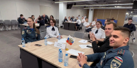 Сотрудники академии блеснули знаниями на патриотическом квизе - Сибирская пожарно-спасательная академия