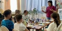 В посёлке Подгорном прошёл мастер-класс по гжельской росписи - ИА Адыгея Сегодня