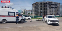 Мотоциклист попал в больницу после столкновения с машиной в Псковском районе - Псковская правда
