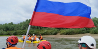 Тургруппа ОрГМУ вернулась из двухдневного водного похода по Уралу, посвященного Дню России - ОрГМУ