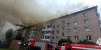 В Башкирии тушат крупный пожар в пятиэтажке - Сетевое издание Республика Башкортостан