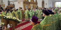 Управляющий Нижегородской епархией сослужил Патриаршему экзарху всея Беларуси на Божественной литургии в Спасо-Евфросиниевском монастыре Полоцка - Нижегородская епархия