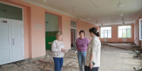 В Дмитриевском районе проверили ход ремонта в учреждениях образования - РИА Курск