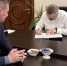 Участник программы «Защитники. Под крылом Архангела» Иван Агафонов представил своему наставнику законченный проект - Сетевое издание Каргополье