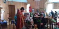 Праздник Святой Троицы на приходе храма Всех Святых в селе Рассуха - Клинцовская епархия
