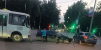 Авария на перекрестке у «Детского мира» - ИА Новомосковск Сегодня