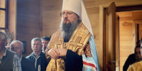 Всенощное бдение в канун Недели 1-ой по Пятидесятнице в Свято-Троицком Николаевском монастыре возглавил правящий архиерей - Владивостокская епархия
