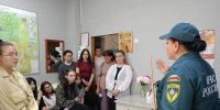 Пришли, увидели, узнали: экскурсию и урок безопасности в пожарную часть организовали для второкурсников Апшеронского лесхоз-техникума - Газета Апшеронский рабочий