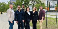 В Сквере ветеранов обновили галерею портретов героев Великой Отечественной войны - Дума