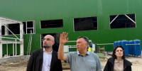 Ратмир Расулов проинспектировал строительство мусоросортировочного комплекса в Карабудахкентском районе - Министерство природных ресурсов