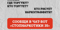 Чат-бот «СТОПнаркотики35» - в MAX. - Тотемский муниципальный округ