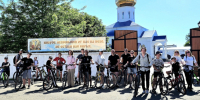 По Сызрани прокатился велопробег, который благословили свыше - КТВ-ЛУЧ