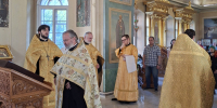 Всенощное бдение в Неделю 1-ю по Пятидесятнице, Всех святых - Храм св. вмц. Екатерины