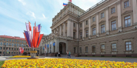 В Петербурге открыли сад Мариинского дворца и парадную лестницу - Петербургский дневник