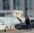 В центре Мурманска водитель таранил отбойник [видео] - SeverPost.ru