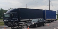 МЧС: пожарные и спасатели устранили последствия аварии на трассе А-240 - ИА Наш Брянск.ru