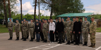 Клирик Дальнеконстантиновского округа побеседовал с воспитанниками лагеря «Хочу стать десантником» - Нижегородская епархия