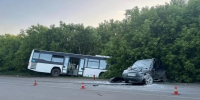 Водитель не выжил при столкновении авто с автобусом у омского СНТ - СуперОмск
