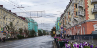 улица Мурманска после дождя - ИА Nord-News.Ru