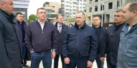 Юрий Трутнев проверил строительство гостиничного и жилого комплекса в центре Южно-Сахалинска - Полномочный представитель Президента РФ в ДФО
