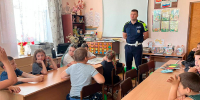 В Целинском районе инспекторы ДПС провели акцию «Безопасный пешеход» для детей - DeltaCelina.Ru
