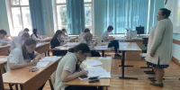 Состоялись экзамены по информатике и английскому языку. - Россошанский район