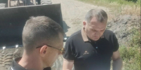 Перекрытие движения по телу плотины «Вербовского» водохранилища. - Город Ровеньки