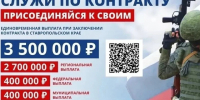Заключение контракта на военную службу. - Андроповский район