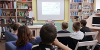 В модельной библиотеке п. Рыбачий прошёл познавательно-игровой час «Герои Лукоморья». - Зеленоградское объединение библиотек