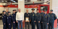 В 9-й пожарно-спасательной части прошла встреча с ликвидатором последствий аварии на ЧАЭС - ГУ МЧС России по г. Москве