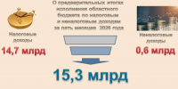 За 5 месяцев 2026 года в бюджет Орловской области поступило более 15,3 млрд рублей налоговых и неналоговых доходов - Правительство Орловской области