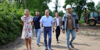 В городском округе Воскресенск состоялась выездная проверка капитального ремонта Лицея №23 - Единая Россия