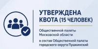 Утверждена квота Общественной палаты Московской области в состав Общественной палаты городского округа Пушкинский - Общественная палата МО