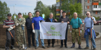 Работники Кольской АЭС и жители Полярных Зорь преобразили город в рамках акции «Зелёная весна — 2026» - SeverPost.ru