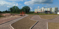 В Малом Верево продолжаются работы по благоустройству парка - Гатчинская служба новостей
