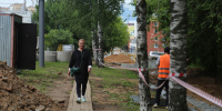 Для пешеходов на время ремонта Удмуртской организованы безопасные маршруты - Информационно-аналитическое управление г. Ижевск