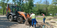 В Ровеньках начато строительство новой спортивной площадки. - Город Ровеньки