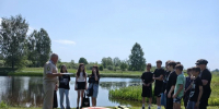 Знакомство с героями в погонах: как ребята из лагеря учились спасать на воде - Комитет образования