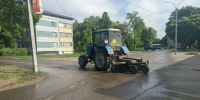 Сотрудники МБУ «Благоустройство СП» продолжают наводить порядок во всех населённых пунктах Сергиево-Посадского округа - Администрация Сергиево-Посадского района
