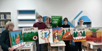 Осьминские школьники изготовили и установили противопожарные аншлаги в лесу - Газета Лужская правда