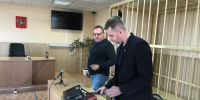 Валерий Михайловских с адвокатом после заседания - Ural56.Ru