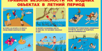 Правила безопасности на водных объектах в летний период. - Первомайский район