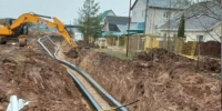 Водопровод и канализацию модернизируют рядом с ЦРБ в Малоярославце - Калужский перекрёсток