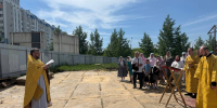 Настоятель храма мучениц Веры, Надежды, Любови и матери их Софии благословил начало строительства нового храма - Орловская и Ливенская епархия