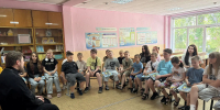 Священник провел беседу с учащимися МАОУ многопрофильного лицея г. Липецка - Первое Липецкое благочиние