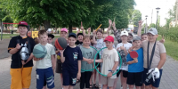 В МБОУ-СОШ№4 пришкольном летнем лагере «Почемучки» весело, задорно прошли спортивные соревнования «Веселые старты».. - Администрация г. Клинцы