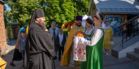 Епископ Парамон возглавил богослужение престольного праздника во Всехсвятском храме города Семенова - Нижегородская епархия